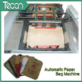 Machine de sac à papier automatique à rouleaux à moteur pour le ciment